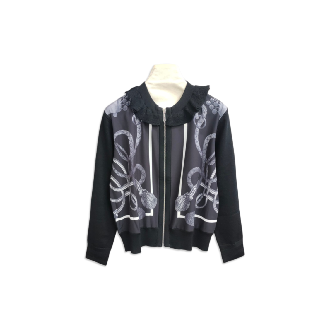 H**me5 palefroi remix long-sleeve twillaine cardigan h5h2804dlit34